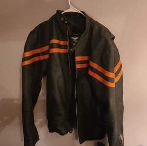 large EXL leather motorcycle jacket